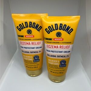Gold Bond Medicated Eczema Relief Colloidal Oatmeal Skin Cream 5.5 oz. Exp. 5/27